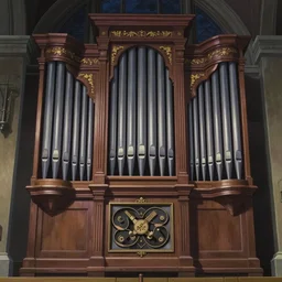 howls moving pipe organ, ghiblil film style