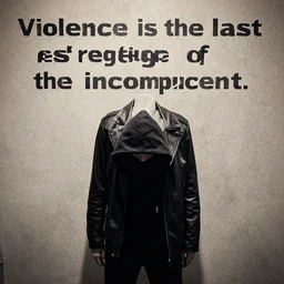 violence is the last refuge of the incompetent.