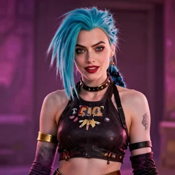 margot robbie as jinx from arcane