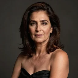 beautiful boudoir portrait of Priti Patel