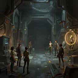 photo environement post futurist underground : 4, 4 k rtx hdr volume light concept studio matte painting environement digital illustration style art that looks like it is from borderlands and by feng zhu and loish and laurie greasley, victo ngai, andreas rocha, john harris by jesper ejsing, by rhads, makoto shinkai and lois van baarle