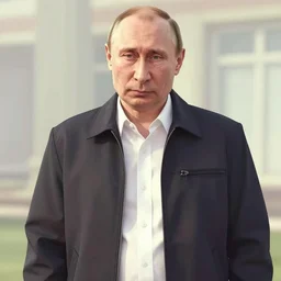 a medium shot of vladimir putin wearing a jacket in gta 4, gta 4 loading screen artwork, highly detailed, trending on artstationhq