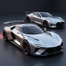 sports car concept design based on nissan and chevrolet sports cars, concept car, car design, trending on artstation, cgsociety, photoreal, by scott robertson and khyzyl saleem