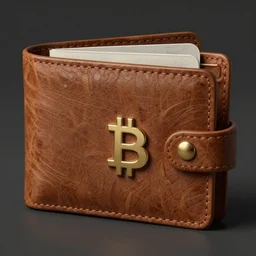 ultradetailed digital painting of a crypto wallet
