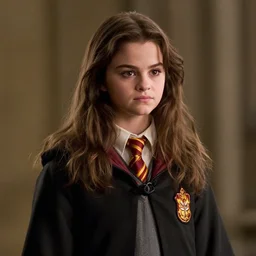 selena gomez in harry potter, movie still frame, hd, remastered, cinematic lighting