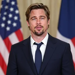 brad pitt as president of the usa