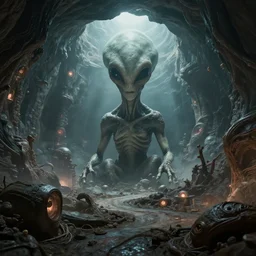 interior of alien world