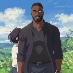 idris elba in a still from the anime your name ( 2 0 1 6 ) directed by makoto shinkai