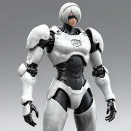 professional engineering CAD exploded view of a realistic android bodyguard modeled after 2B from Nier Automata with detailed ceramic tile armor plates and carbon frame, solidworks, catia, autodesk inventor, unreal engine, gynoid cad design inspired by Masamune Shirow and Boston Dynamics and Ross Tran and WLOP, product showcase, octane render 8k
