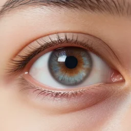 hyperrealisim macro close up shot of detailed human eye within a human eye, hyperrealistic, ray tracing, octane render, super deatailed, 4 k hd