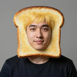 portrait of streamer disguised toast, matte painting by ross tran, artstation