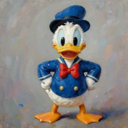 a beautiful highly detailed oil,painting of Scrooge Mcduck by Carl Barks