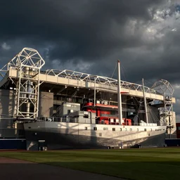 the old trafford as a sinking ship