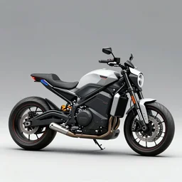 futuristic concept drawing of an electric harley Davidson, photorealism - n 9