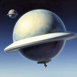 retrofuturist space art by chelsey bonestell,