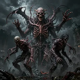 storm of the destroyer, intricate artwork by josan gonzalez, noah bradley, tom bagshaw, kilian eng, h. r. giger, zdizslaw beksinski, very coherent artwork, visceral horror, darkness, organic, gothic, octane render, unreal engine, 8 k, high contrast