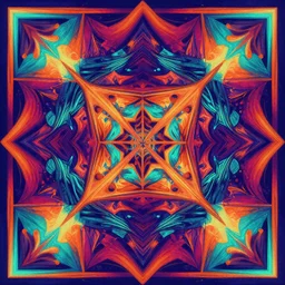 psychedelic geometric patterns trending on artstation