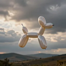 balloon animal floating in the air