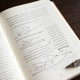 a perfect photograph of a book filled with hitherto unconquered territory of logic and truth