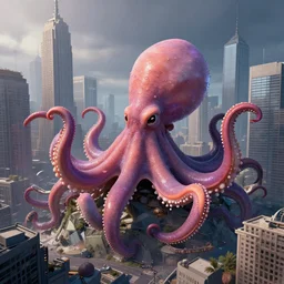 🐙🏬, by greg rutkowski, trending in artstation, rendering unreal engine 5, digital art