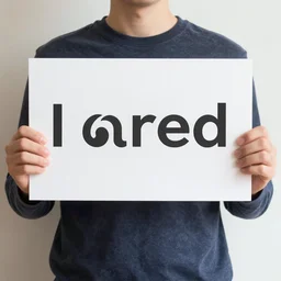 person holding a sign that says i farted