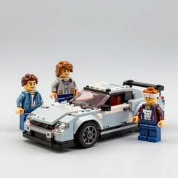 Lego toys of characters from grand theft Auto