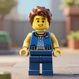 limmy brian limond as a lego man, realistic, wide shot, sunny lighting, octane render, hyper realistic, high quality, highly detailed, hd, beautiful, cinematic, 8 k, unreal engine, facial accuracy,