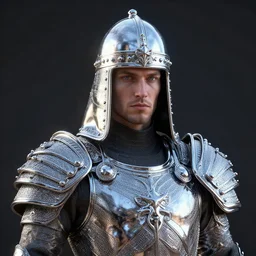 portrait of russian warrior reflect chrome, 8 k uhd, unreal engine, octane render in the artstyle of finnian macmanus, john park and greg rutkowski