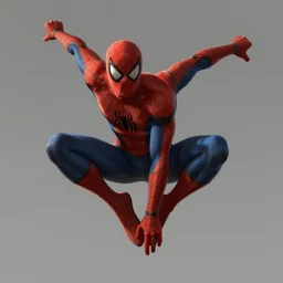 matte painting character portrait of spider man swinging through the air doing an action pose, digital illustration, concept art, digital painting, illustration, amazing value control, 8 k, realistic colors, muted colors, dramatic lighting, ultra detailed, minimal artifacts, unreal engine 5, cinematic camera