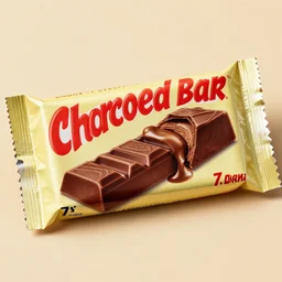 chocolate candy bar packaging, 7 0 s style, very appealing, marketing photo