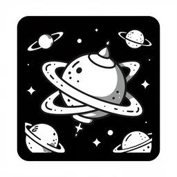 space - themed svg vector art panel for cnc plasma, laser, stencil, unique space design