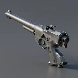 AA gun, 3d render, octane, ray tracing, octane, 8k
