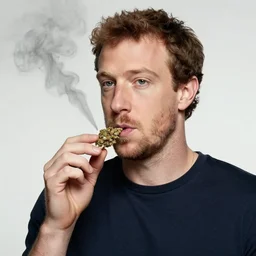 mark zuckeberg smoking weed