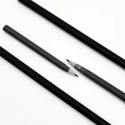 two black lines on a white background at different angles
