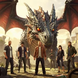 highly detailed dragon - point of eyes, in gta v, stephen bliss, unreal engine, fantasy art by greg rutkowski, loish, rhads, ferdinand knab, makoto shinkai and lois van baarle, ilya kuvshinov, rossdraws, tom bagshaw, global illumination, radiant light, detailed and intricate environment