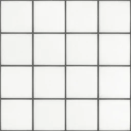 floor tile texture, retrofuturism, white and black, clean, seamless texture