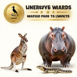 a photo of a mouse lizard kangaroo hippo tiger ostrich sparrow snake award winning nature photography