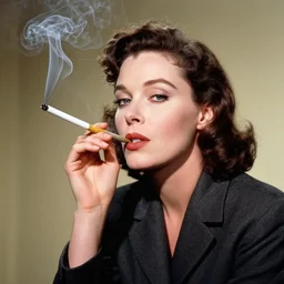 joan crawford smoking a joint, photo journalism