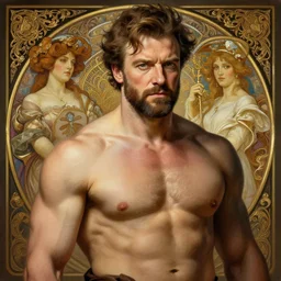 portrait of ricky gervais, d & d, muscular! fantasy, intricate, elegant, highly detailed, digital painting, artstation, concept art, smooth, sharp focus, illustration, art by artgerm and greg rutkowski and alphonse mucha