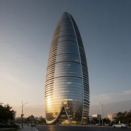 matte painting of tower designed by zaha hadid, cinematic, ray traced, octane render, cinematic lighting, ultrarealistic, featured on artstation, 8 k uhd artwork