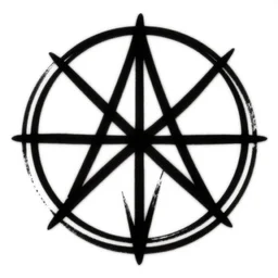 necromancy symbol. clip art