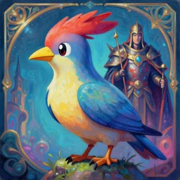 pokemon bird side portrait, imogen poots, paladin, gloomhaven, organic painting, hard edges, psychedelic, art nouveau, ray tracing, volumetric, depth of field, luminescent, octane render, by greg manchess, huang guangjian, gil elvgren, sachin teng, greg rutkowski, jesper ejsing, rhads, ilya kuvshinov