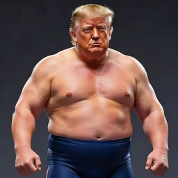 donald trump sumo wrestling