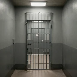 Modern american prison cell