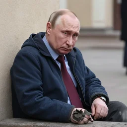 Homeless Vladimir Putin