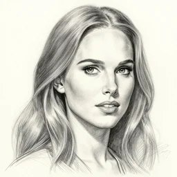 jim lee!!! pencil sketch by jim lee close up headshot of natalie portman as superhero in the style of jim lee, x - men superhero comic book character by jim lee
