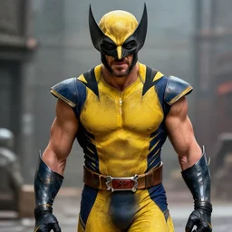 Tom Hardy in wolverine suit Digital art 4K quality