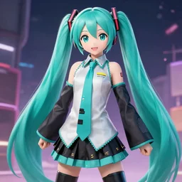 miku in superhot