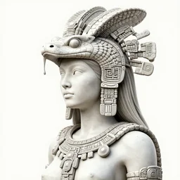 overdetailed maximalist illustration of a futuristic aztec snake head on human body. goddess by dracko velasco featuring paul lewin, in the style of chris dyer. vectorgraphic illustration. 8 k 3 d shaded. polished. extremely ornated. visionary fractal art by salviadroid in the background. intricate.