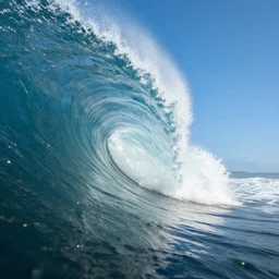 inside ocean wave